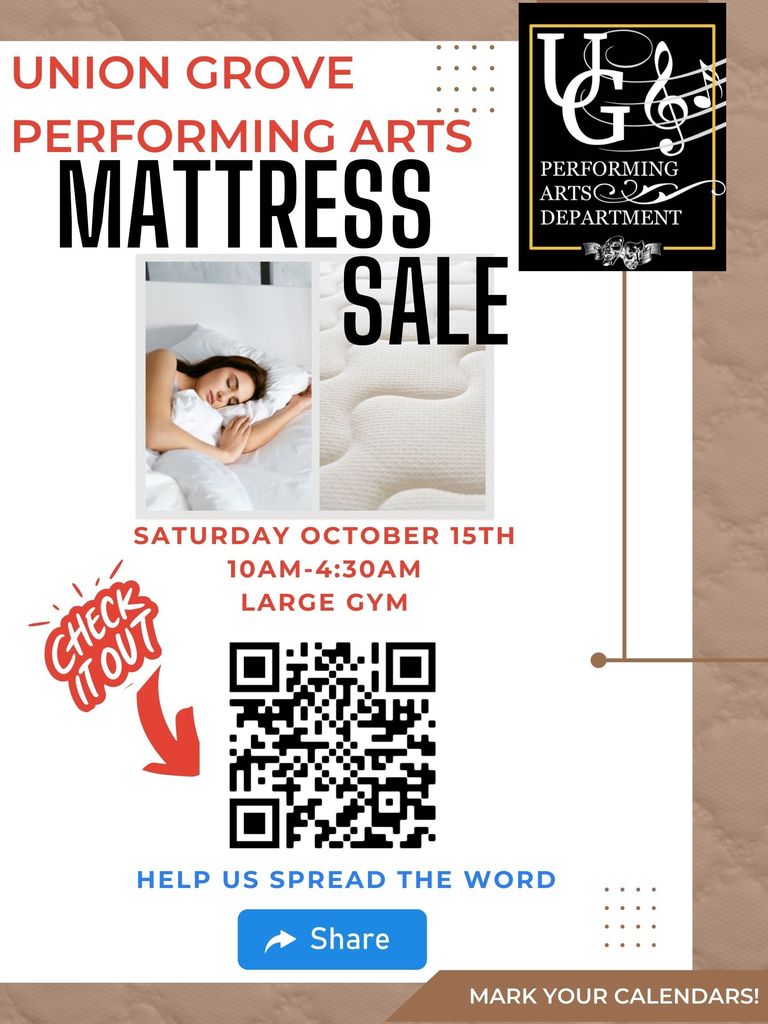 mattress sale flyer