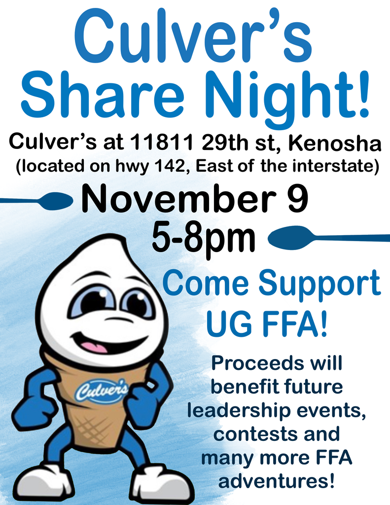 Culver's FFA Fundraiser